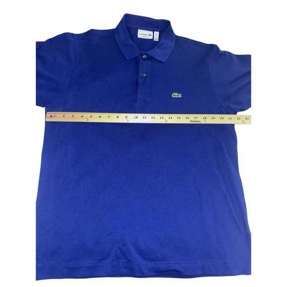 Lacoste Classic Fit Polo Shirt Men's Size XL  Blue - Picture 3 of 10